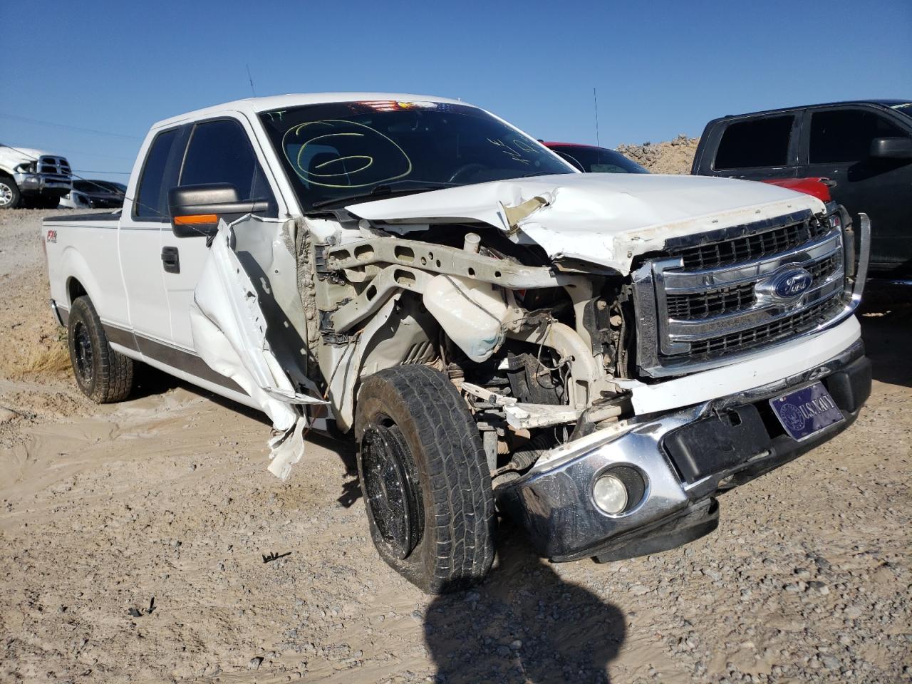 FORD F150 SUPER 2013 with VIN 1FTFX1EF4DKF16185 - Photo from auction