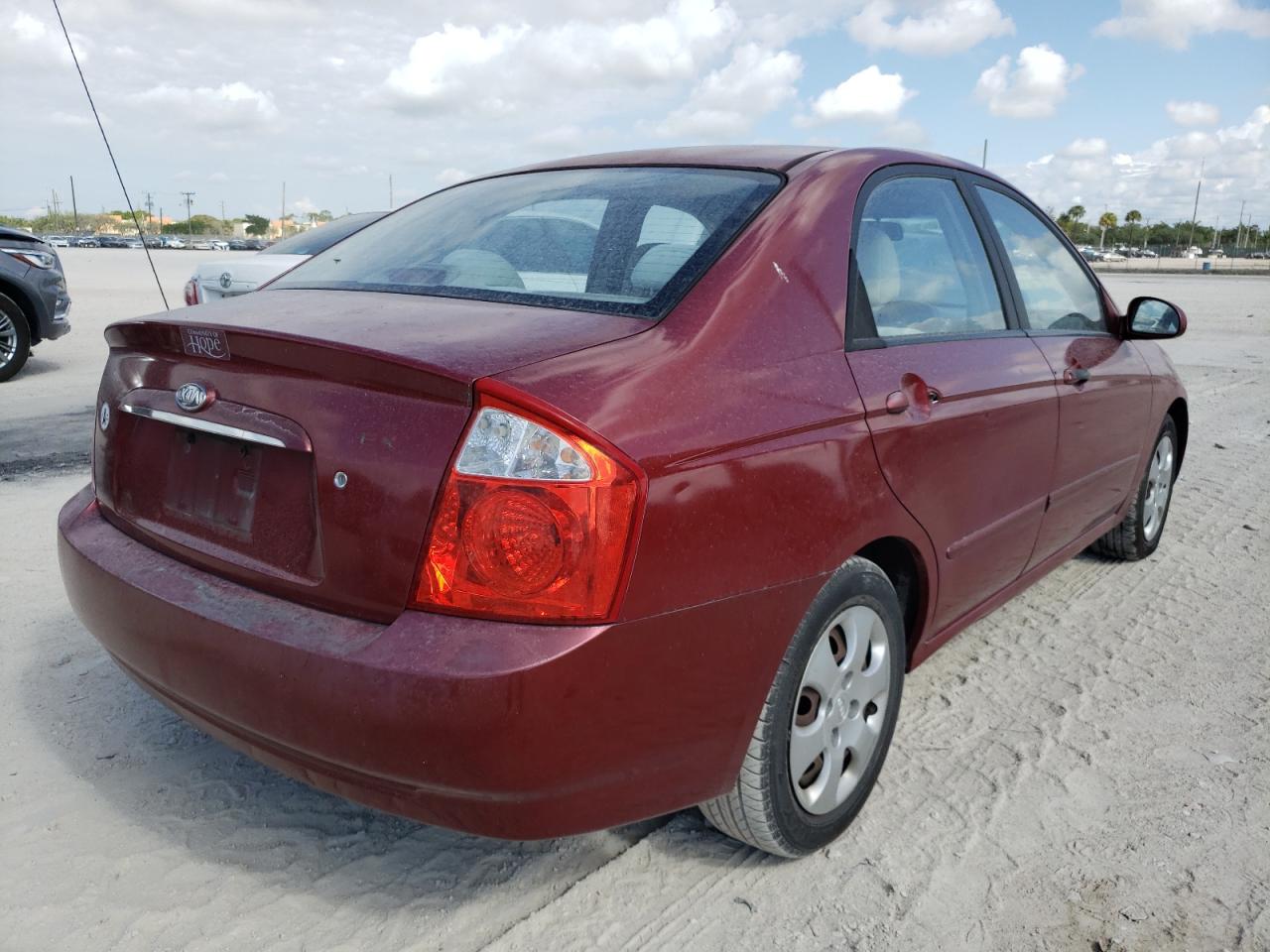Photo 4 from auction – 2006 KIA SPECTRA LX with VIN KNAFE121665326692