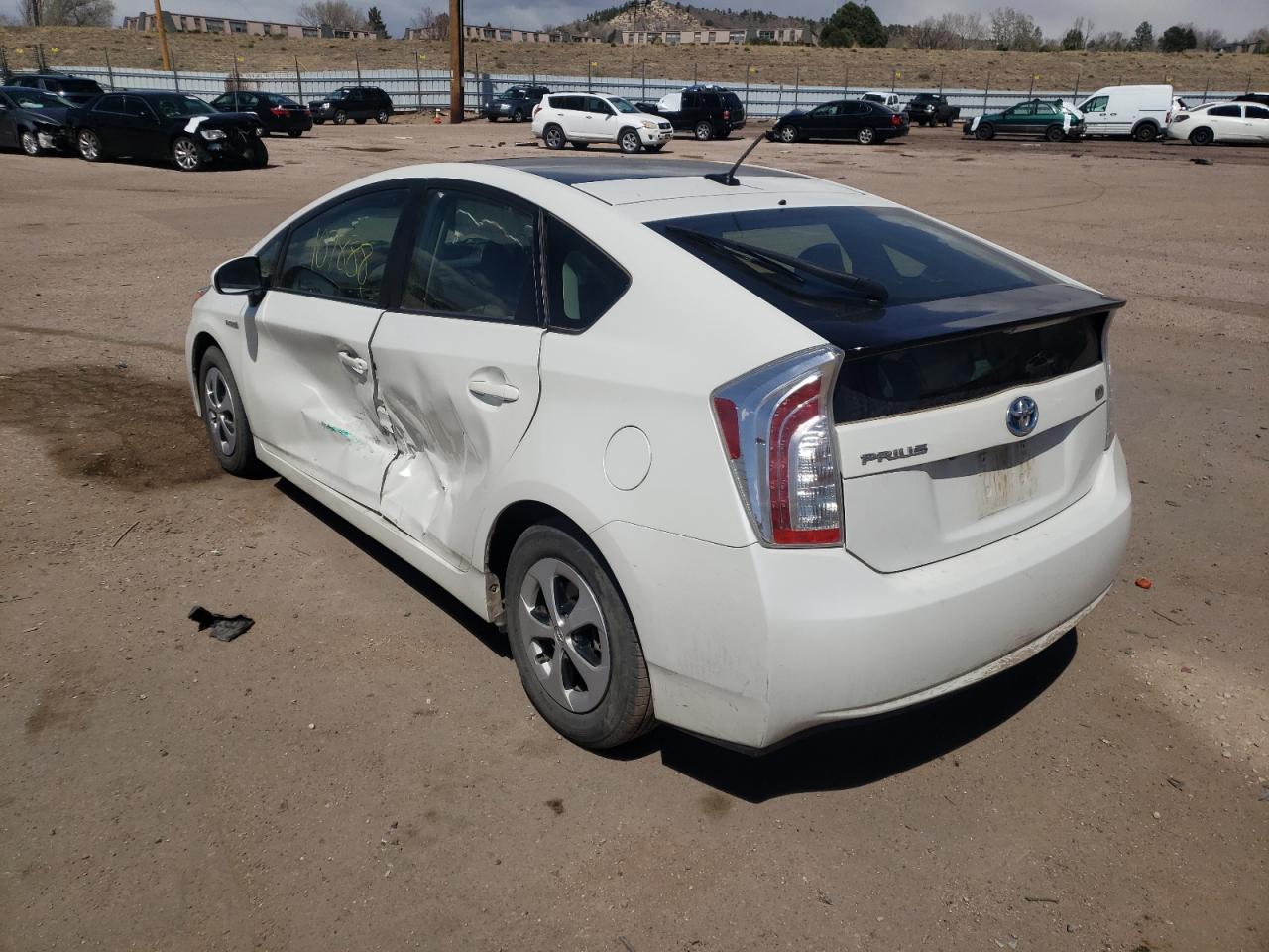 Photo 3 from auction – 2012 TOYOTA PRIUS with VIN JTDKN3DU1C1503219