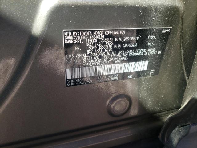 Photo 10 from auction – 2015 TOYOTA RAV4 LIMIT with VIN JTMDFREV3FD122782