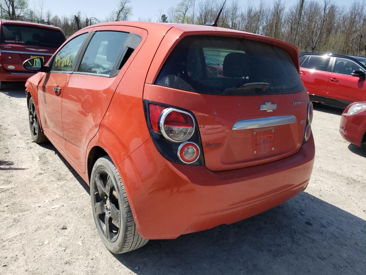 Photo 3 from auction – 2012 CHEVROLET SONIC LTZ with VIN 1G1JF6SB9C4183781