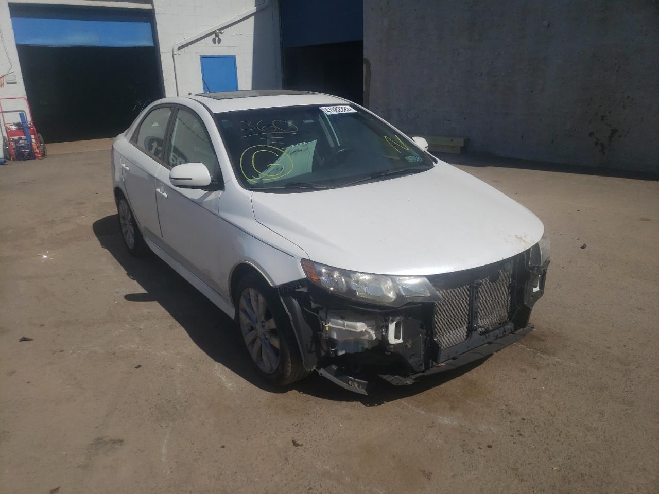 KIA FORTE SX 2012 with VIN KNAFW4A33C5518469 - Photo from auction