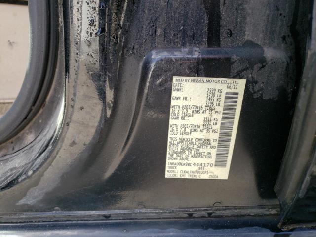 Photo 10 from auction – 2011 NISSAN FRONTIER S with VIN 1N6AD0ER9BC444170