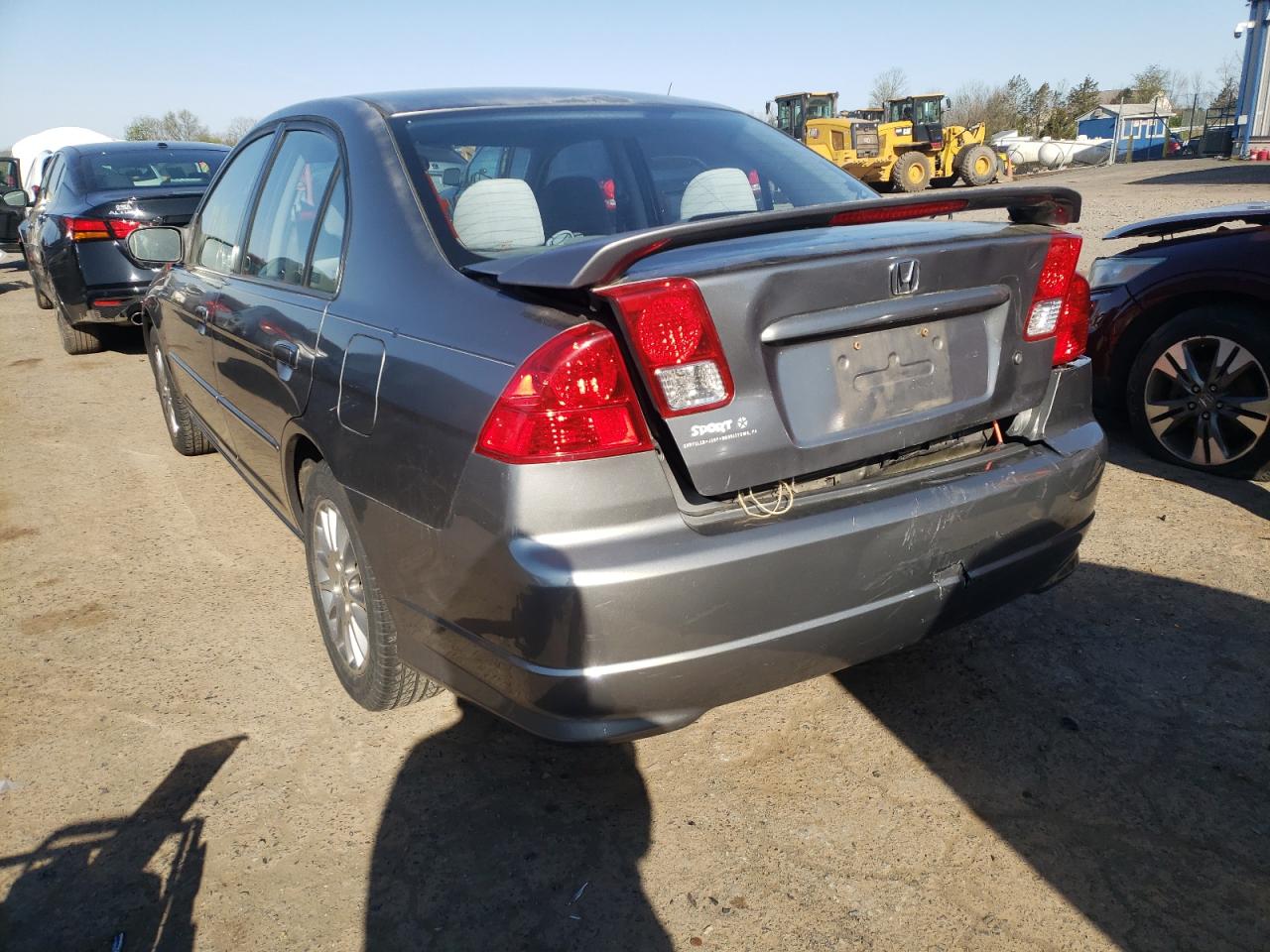 Photo 3 from auction – 2005 HONDA CIVIC EX with VIN 2HGES26725H613998