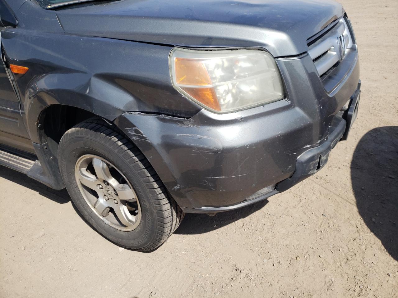 Photo 9 from auction – 2007 HONDA PILOT EXL with VIN 2HKYF18527H500116