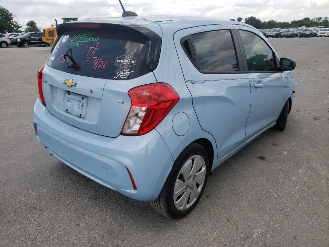 Photo 4 from auction – 2016 CHEVROLET SPARK LS with VIN KL8CB6SA4GC620755