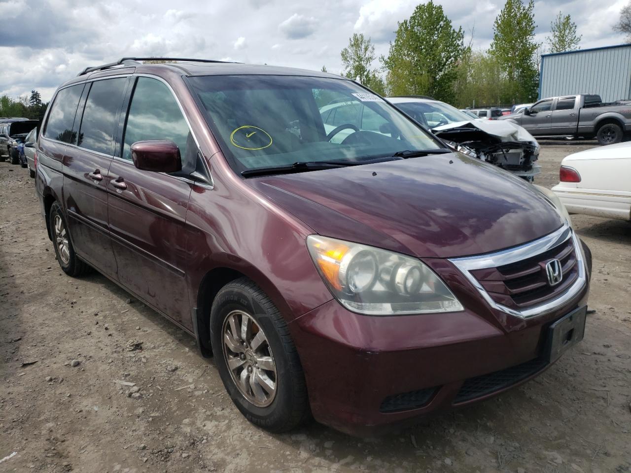 HONDA ODYSSEY EX 2008 with VIN 5FNRL38798B071020 - Photo from auction