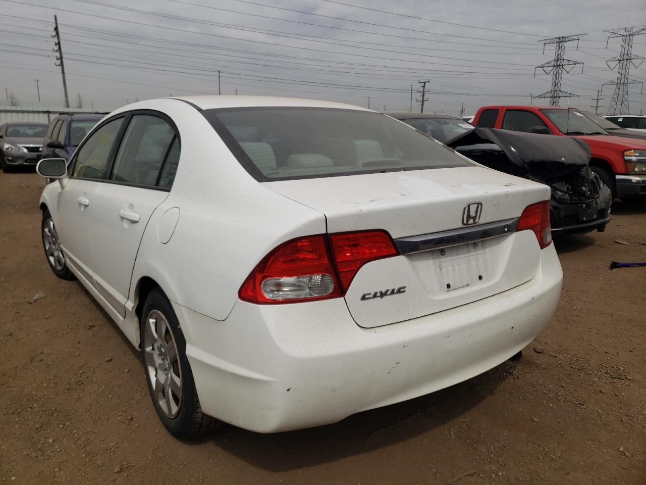 Photo 3 from auction – 2009 HONDA CIVIC LX with VIN 19XFA165X9E026772