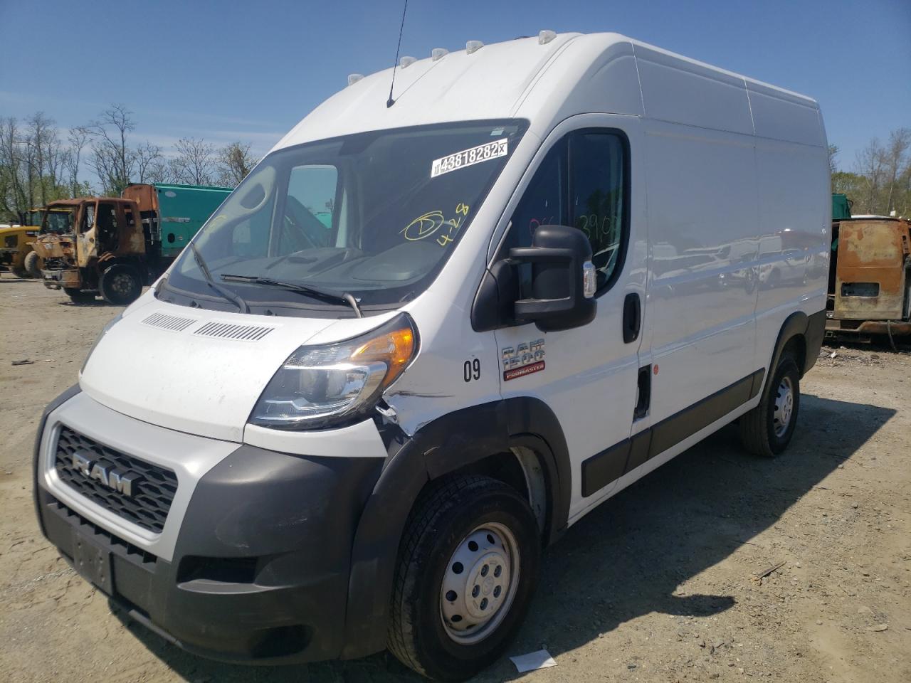 Photo 2 from auction – 2019 RAM PROMASTER with VIN 3C6TRVBG9KE550096