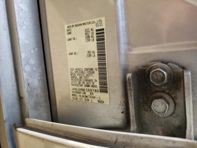 Photo 10 from auction – 2011 NISSAN ALTIMA SR with VIN 1N4BL2AP8BC169780