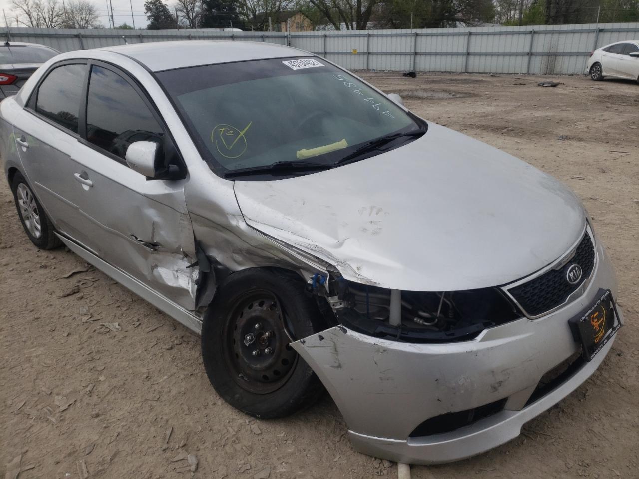KIA FORTE EX 2012 with VIN KNAFU4A24C5494485 - Photo from auction