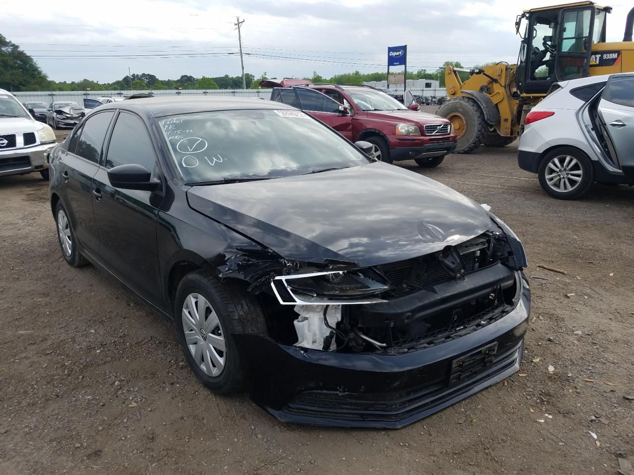 VOLKSWAGEN JETTA BASE 2015 with VIN 3VW2K7AJ8FM346349 - Photo from auction