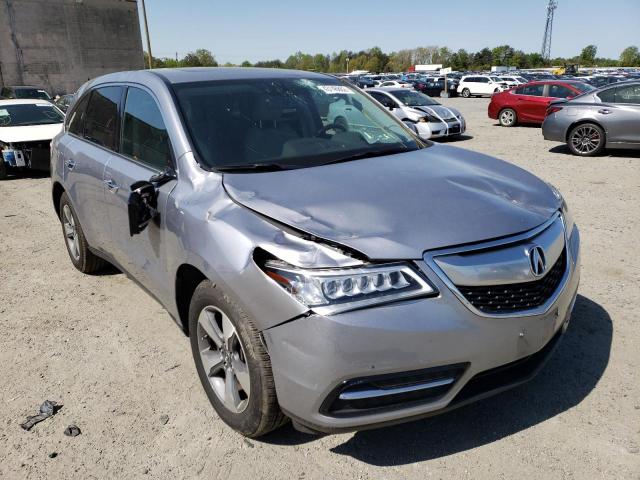 ACURA MDX 2016 with VIN 5FRYD4H2XGB009884 - Photo from auction