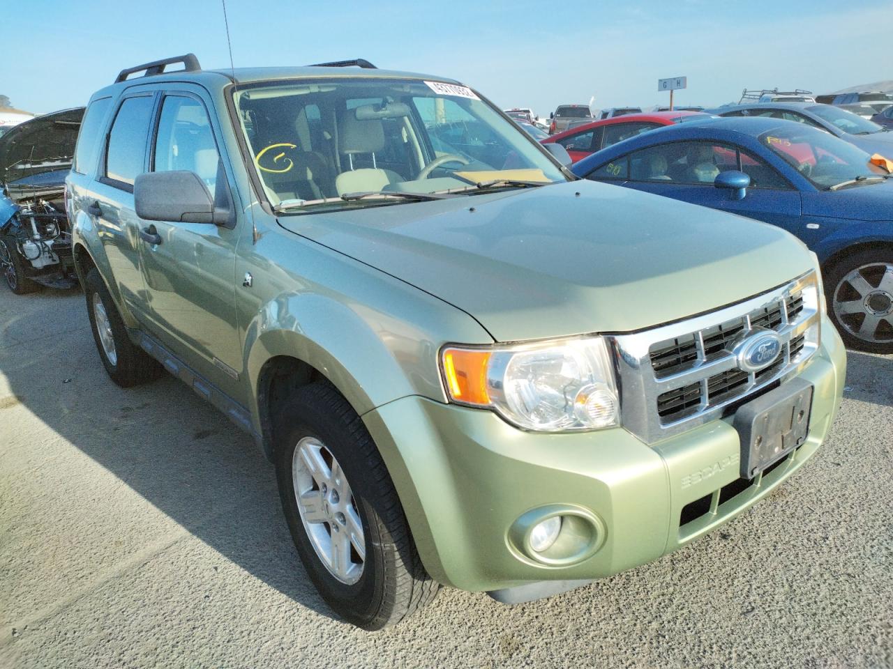 FORD ESCAPE HEV 2008 with VIN 1FMCU49H78KD66390 - Photo from auction