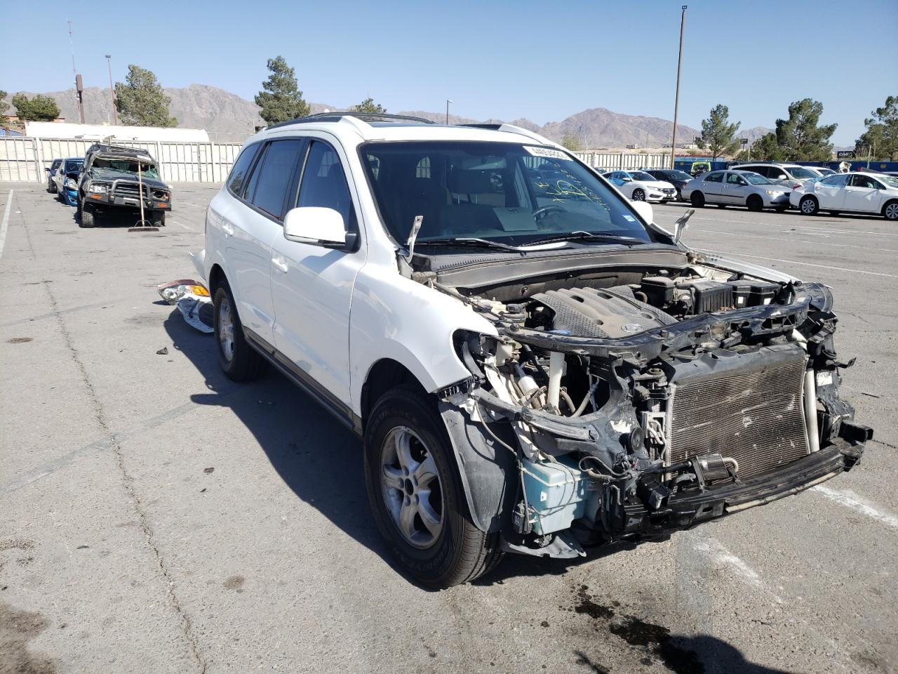 HYUNDAI SANTA FE G 2007 with VIN 5NMSG13D87H085222 - Photo from auction