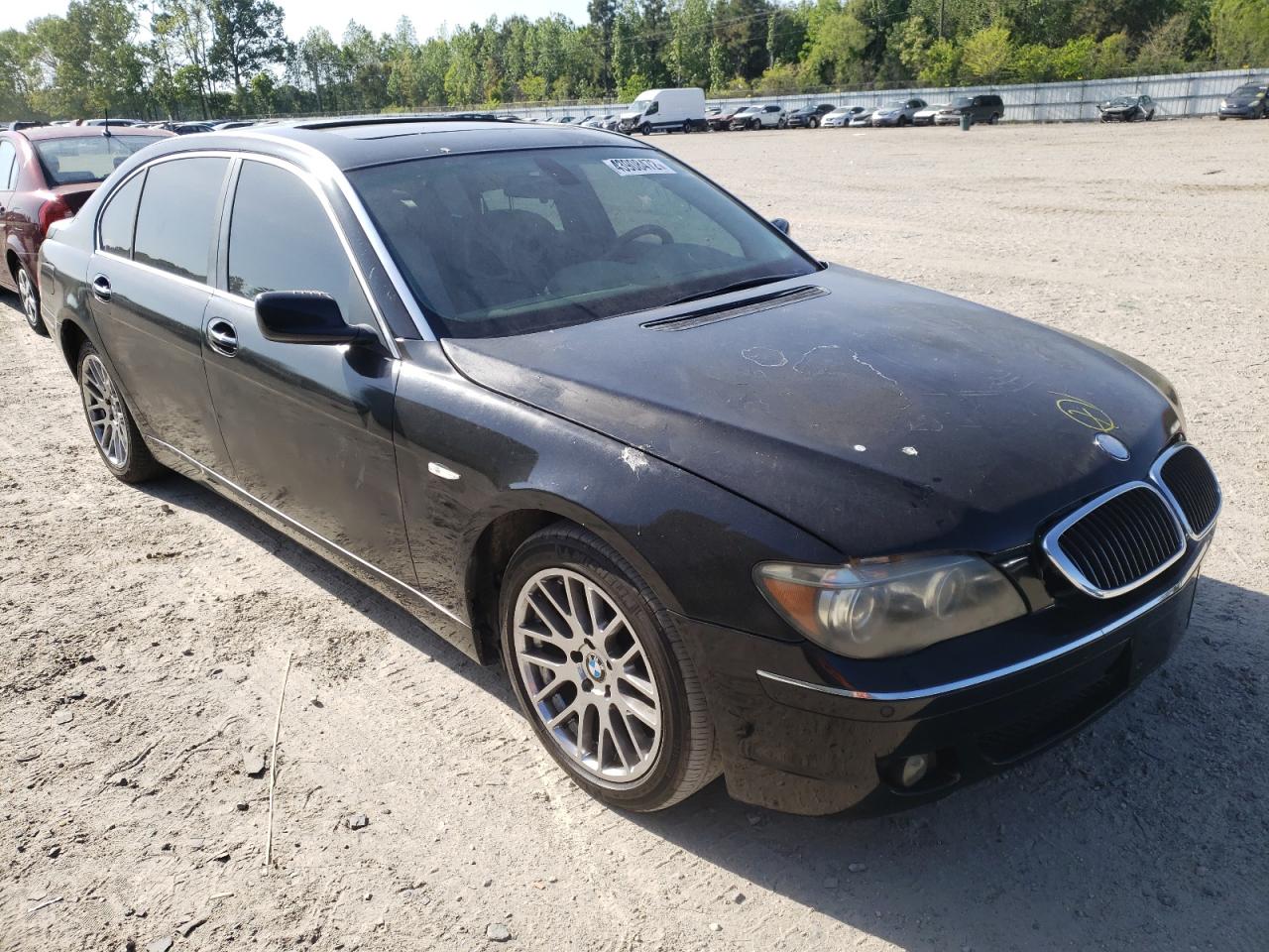 BMW 750 LI 2006 with VIN WBAHN83556DT28667 - Photo from auction