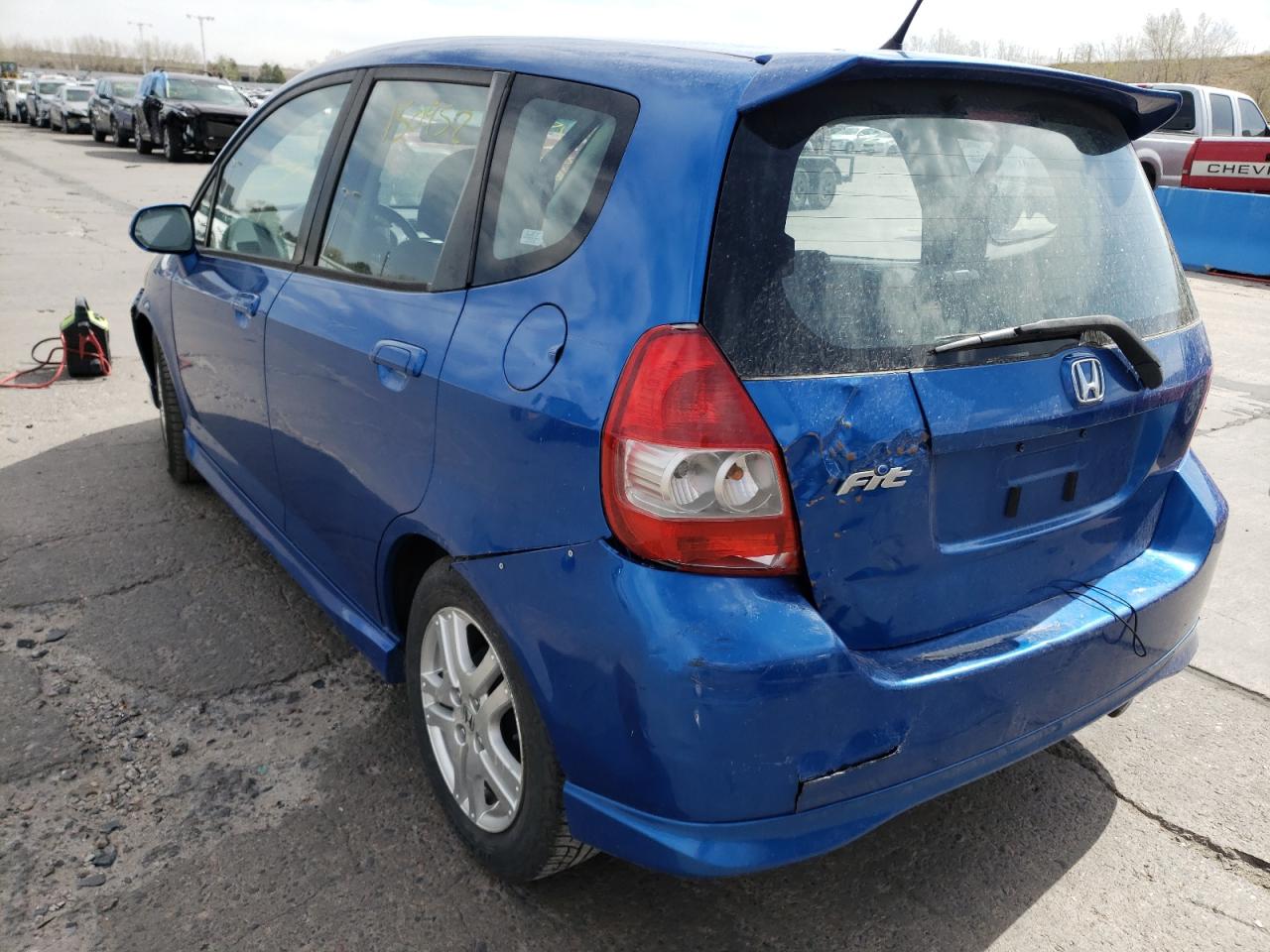 Photo 3 from auction – 2007 HONDA FIT S with VIN JHMGD38637S043600