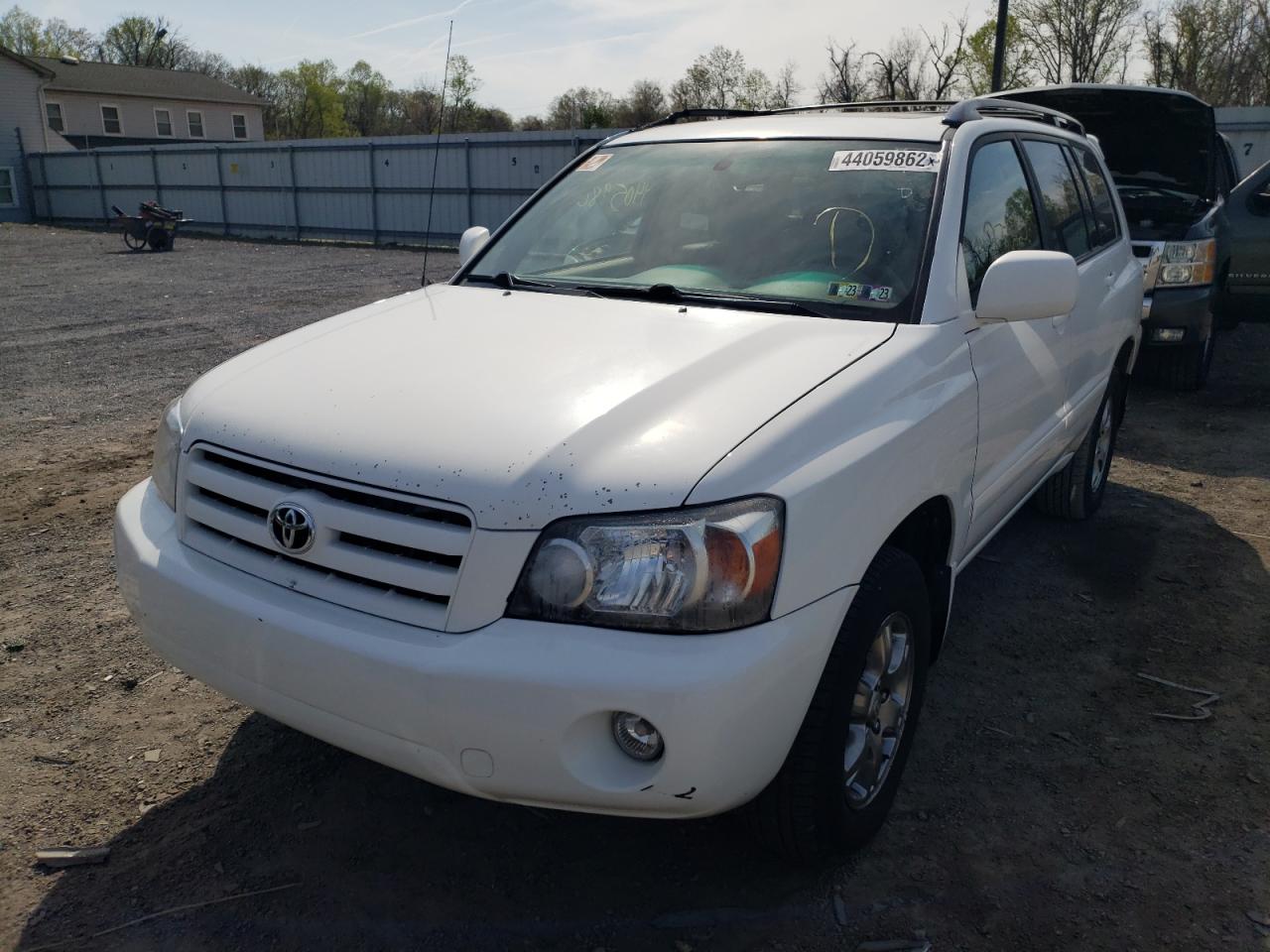 Photo 2 from auction – 2007 TOYOTA HIGHLANDER with VIN JTEEP21A370190242