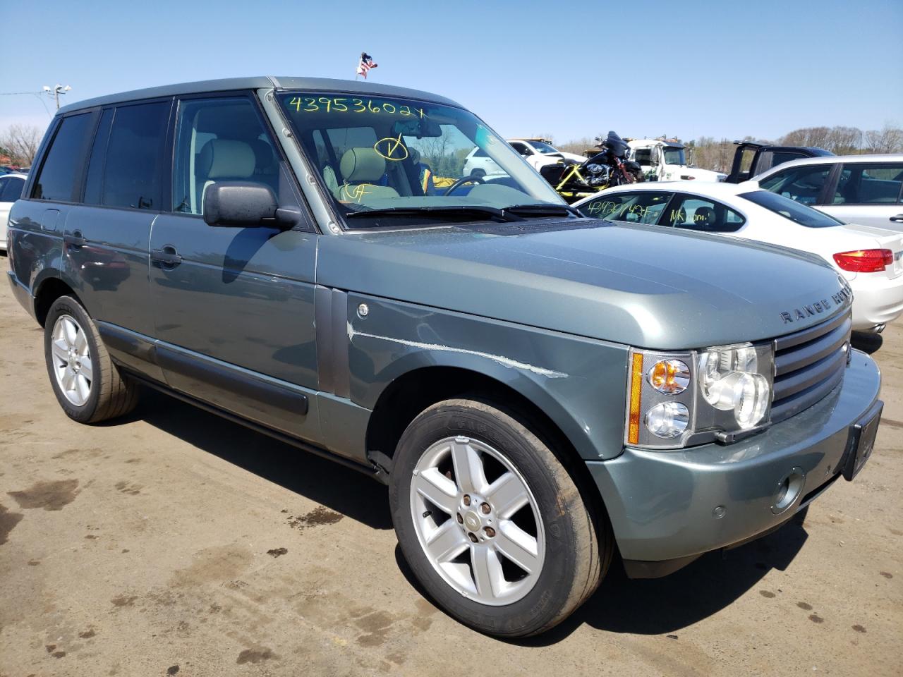 LAND ROVER RANGE ROVE 2003 with VIN SALMB11453A105448 - Photo from auction