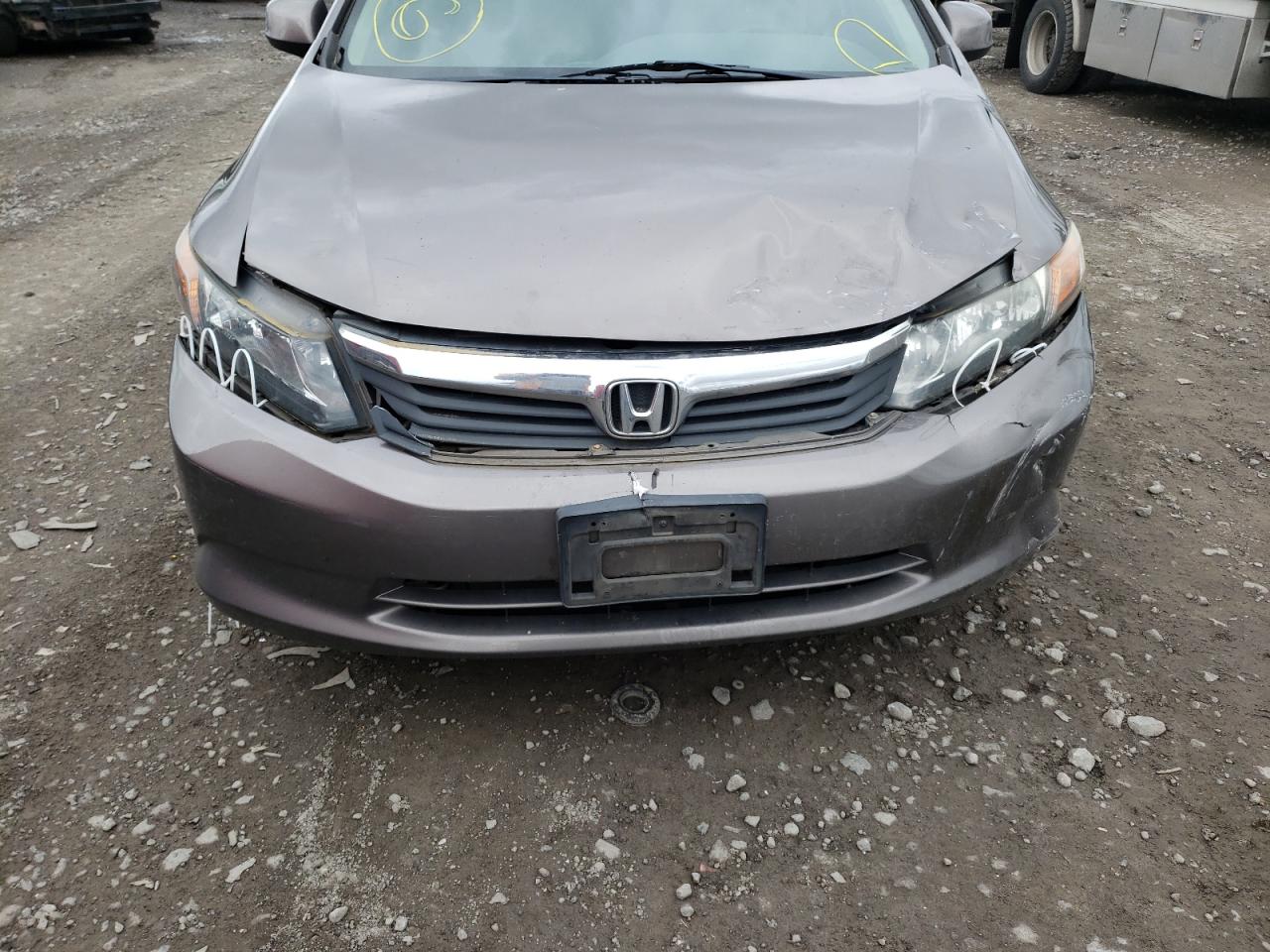 Photo 9 from auction – 2012 HONDA CIVIC LX with VIN 19XFB2F59CE321176