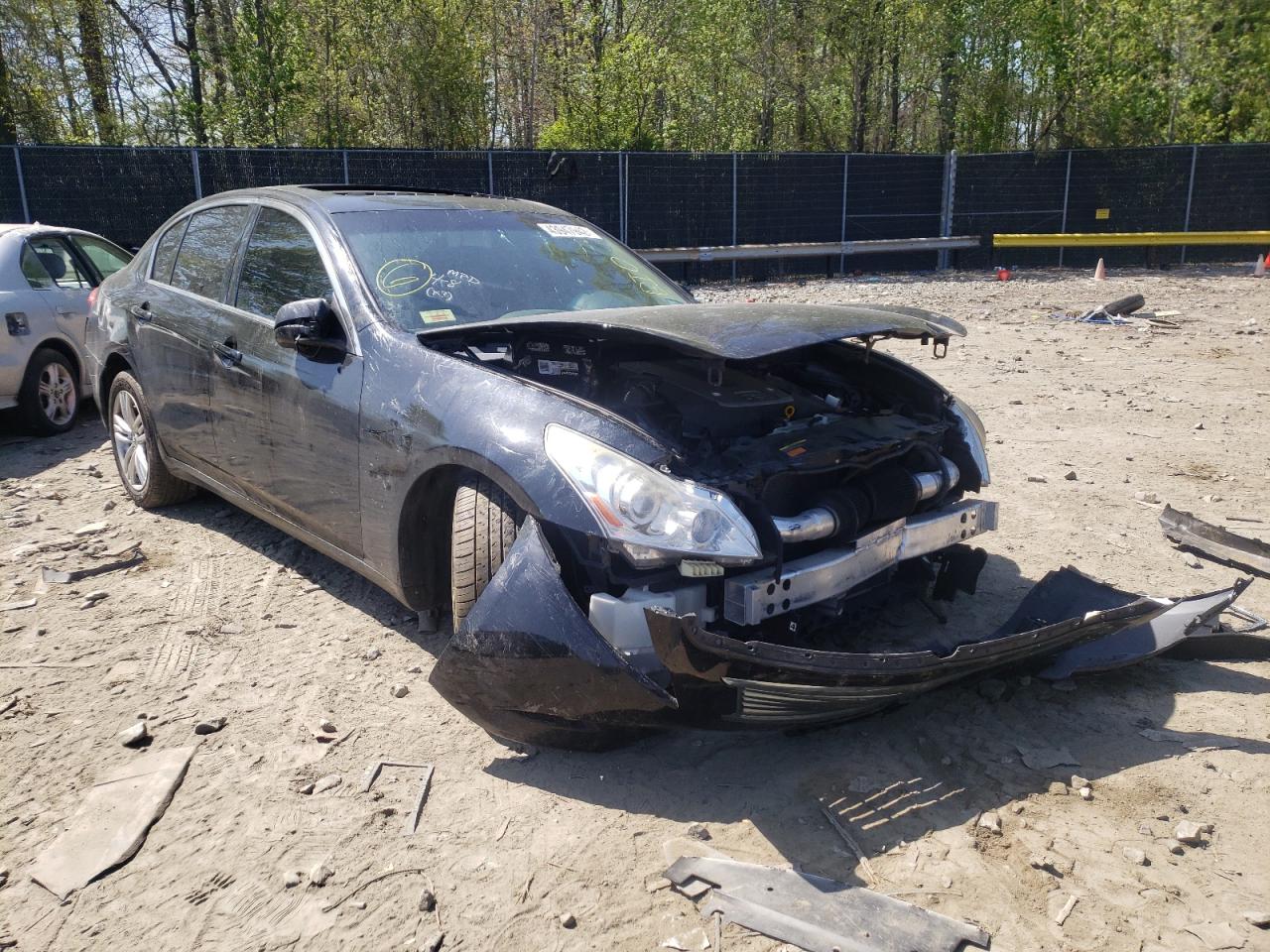 INFINITI G37 2013 with VIN JN1CV6AR4DM770041 - Photo from auction