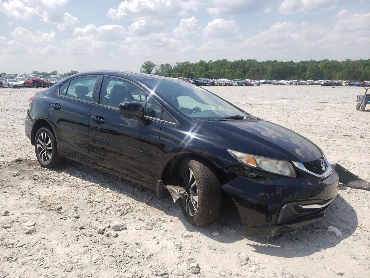HONDA CIVIC EX 2014 with VIN 19XFB2F80EE075955 - Photo from auction