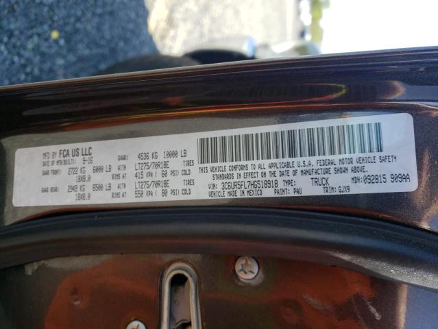 Photo 10 from auction – 2017 RAM 2500 LARAM with VIN 3C6UR5FL7HG518918