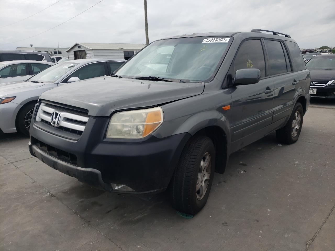 Photo 2 from auction – 2008 HONDA PILOT SE with VIN 5FNYF28358B020642