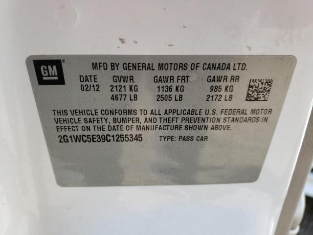 Photo 10 from auction – 2012 CHEVROLET IMPALA LTZ with VIN 2G1WC5E39C1255345