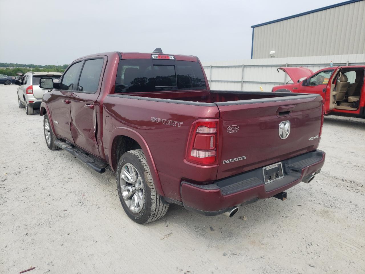 Photo 3 from auction – 2021 RAM 1500 LARAM with VIN 1C6SRFJT1MN790760