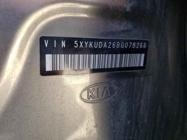 Photo 10 from auction – 2011 KIA SORENTO EX with VIN 5XYKUDA26BG078266