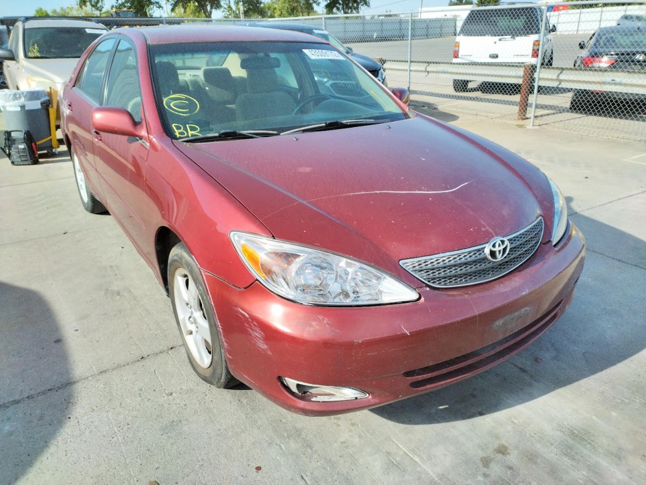 TOYOTA CAMRY LE 2003 with VIN 4T1BE32K93U155391 - Photo from auction