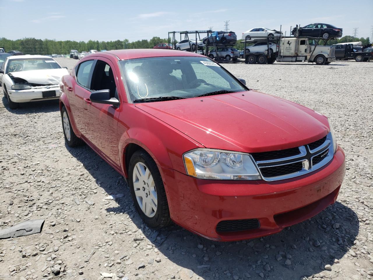 DODGE AVENGER SE 2014 z numerem VIN 1C3CDZAB6EN133284 - Zdjęcie z aukcji