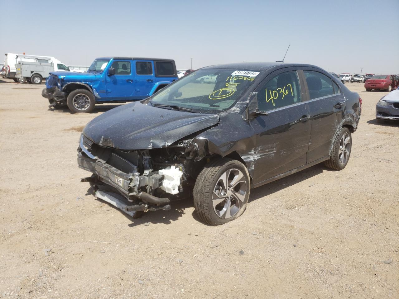 Photo 2 from auction – 2020 CHEVROLET SONIC PREM with VIN 1G1JF5SB2L4116286