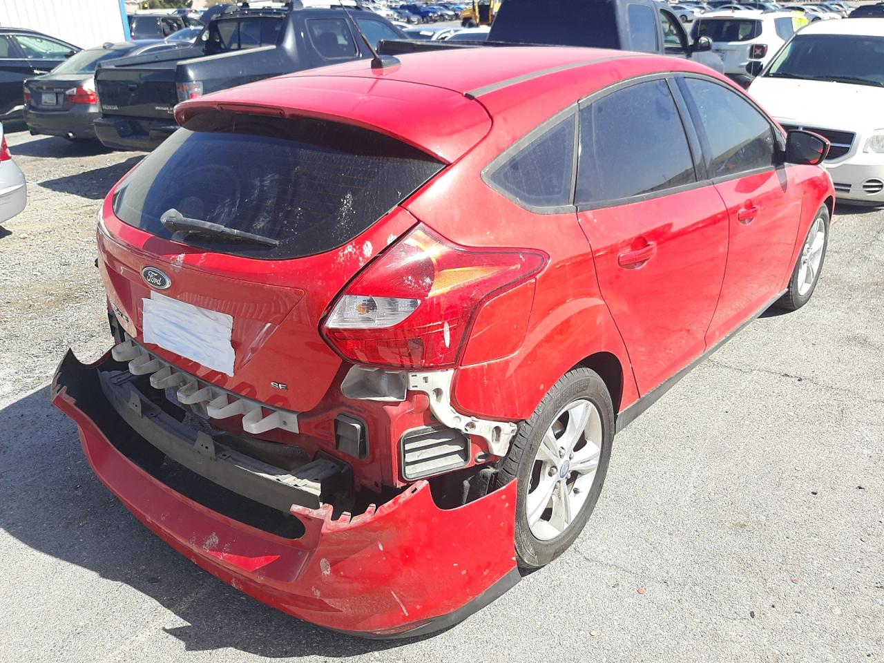 Photo 4 from auction – 2012 FORD FOCUS SE with VIN 1FAHP3K24CL222502