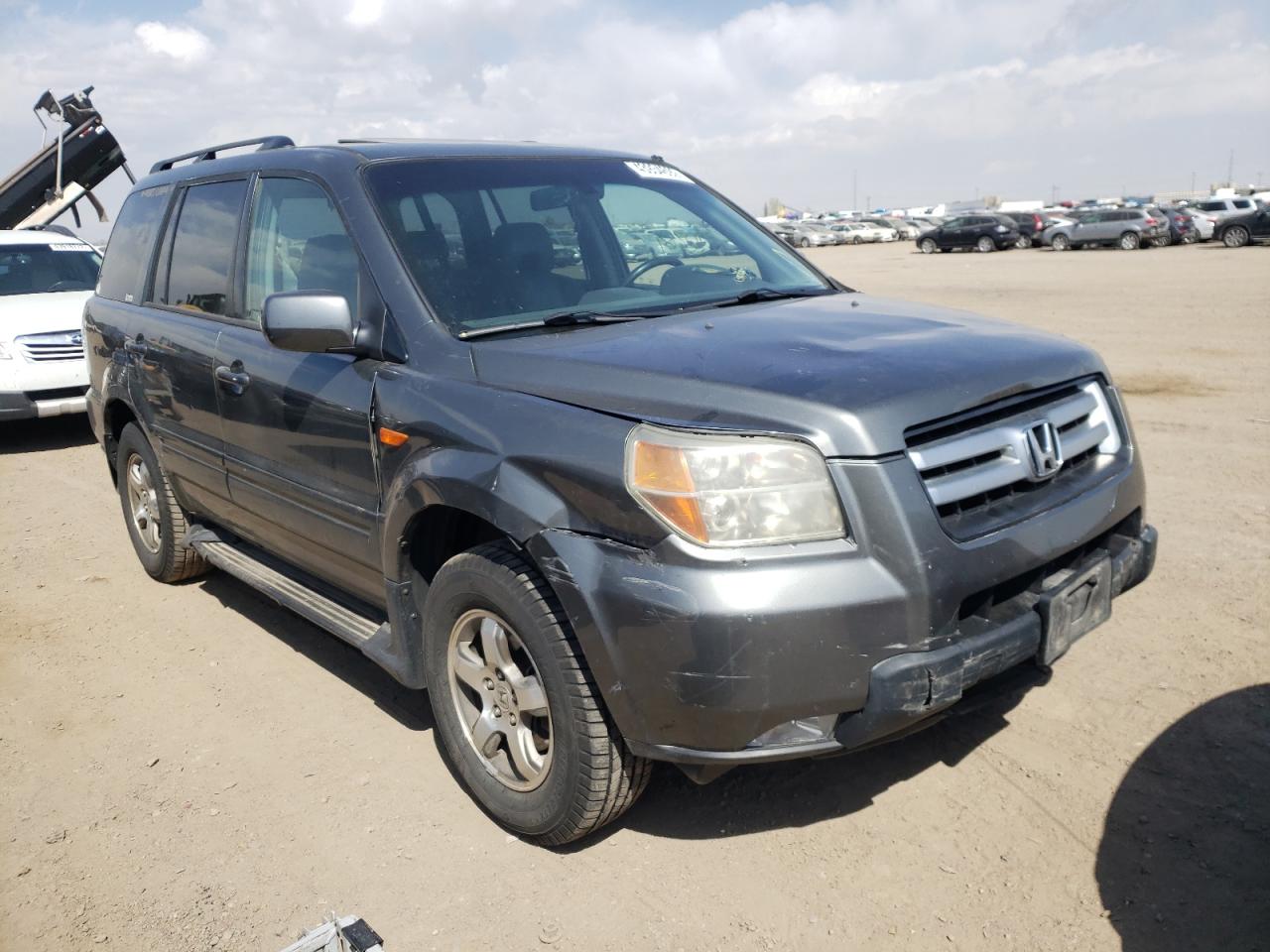 HONDA PILOT EXL 2007 with VIN 2HKYF18527H500116 - Photo from auction