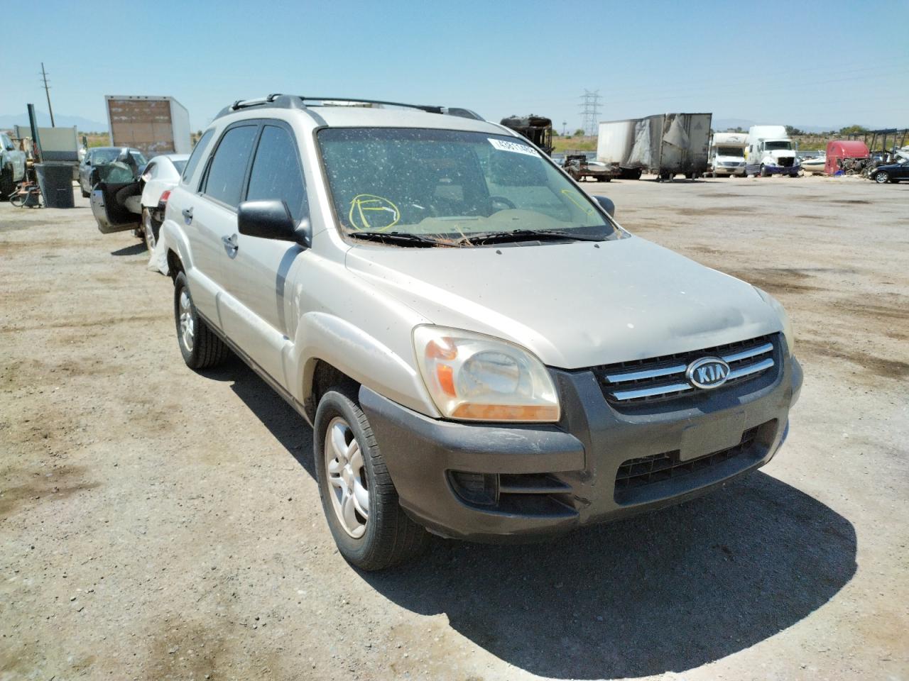 KIA NEW SPORTA 2005 with VIN KNDJF723257128273 - Photo from auction