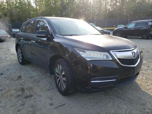 ACURA MDX TECHNO 2014 with VIN 5FRYD3H4XEB014723 - Photo from auction
