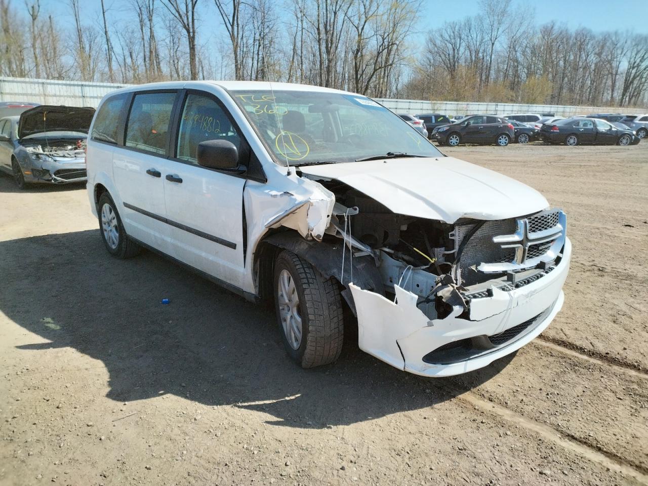 DODGE GRAND CARA 2014 with VIN 2C4RDGBG6ER137049 - Photo from auction