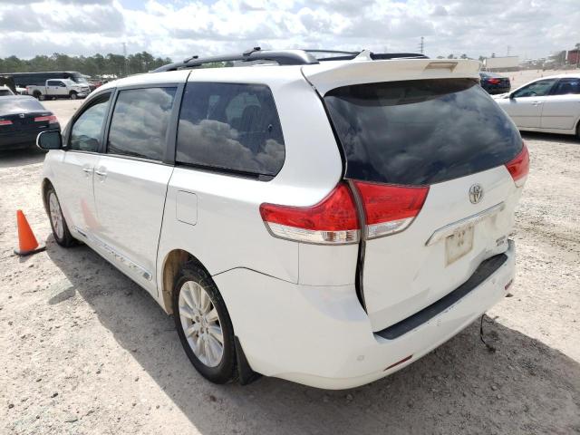 Photo 3 from auction – 2012 TOYOTA SIENNA XLE with VIN 5TDDK3DC9CS045814