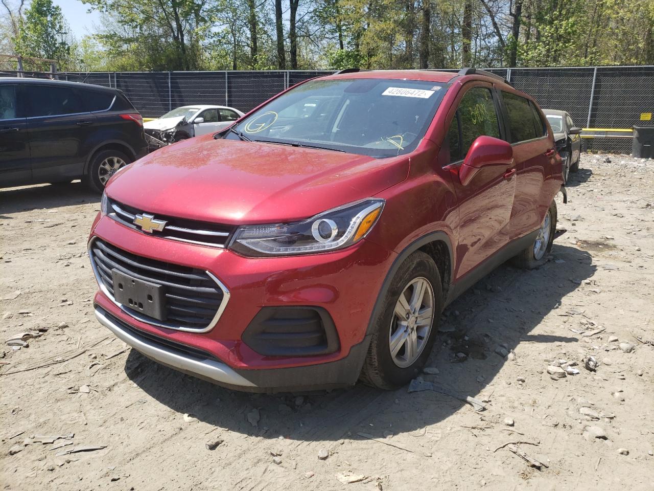 Photo 2 from auction – 2020 CHEVROLET TRAX 1LT with VIN 3GNCJLSB5LL181878
