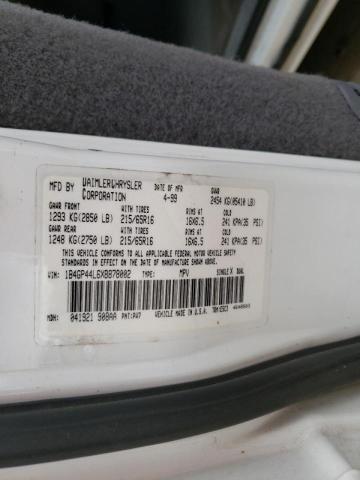 Photo 10 from auction – 1999 DODGE GRAND CARA with VIN 1B4GP44L6XB878002