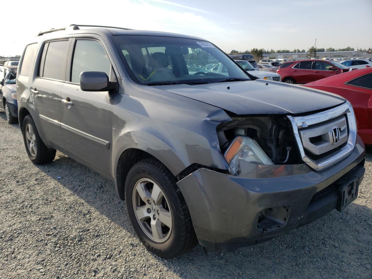 HONDA PILOT EXL 2011 with VIN 5FNYF4H50BB040561 - Photo from auction
