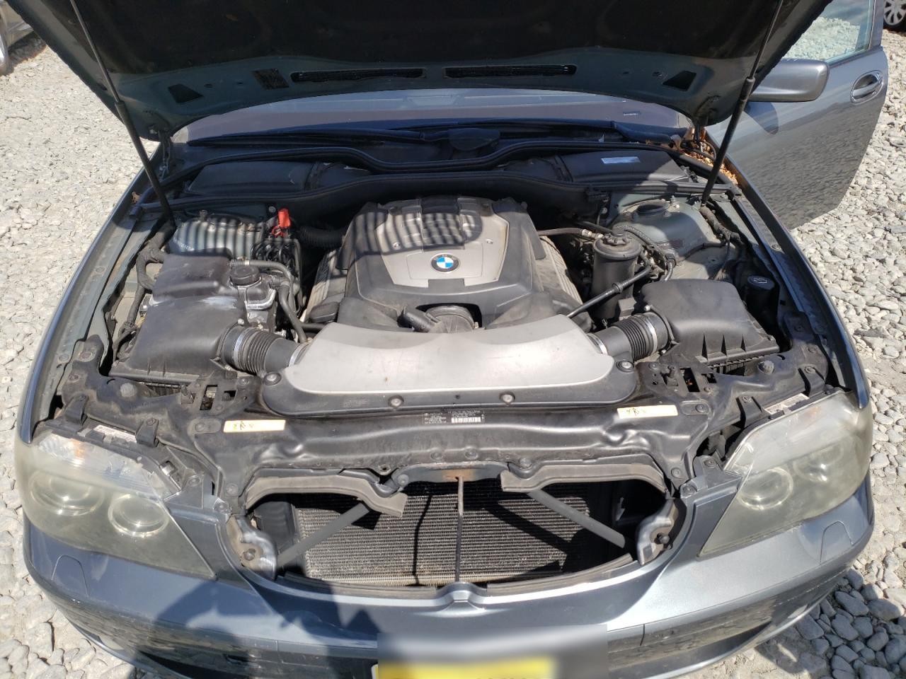 Photo 7 from auction – 2007 BMW 750 with VIN WBAHL83527DT10604