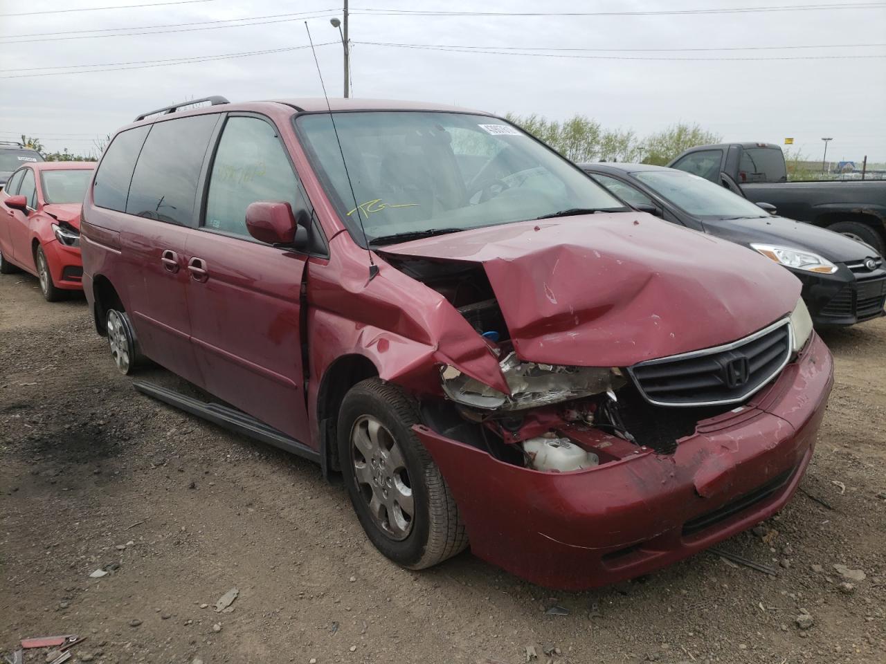 Photo 1 from auction – 2004 HONDA ODYSSEY EX with VIN 5FNRL18614B134648