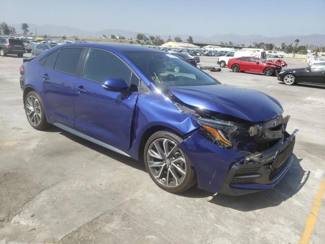 TOYOTA COROLLA SE 2021 with VIN 5YFS4MCE5MP071105 - Photo from auction
