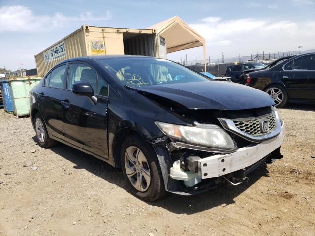 HONDA CIVIC LX 2013 with VIN 19XFB2F55DE216801 - Photo from auction