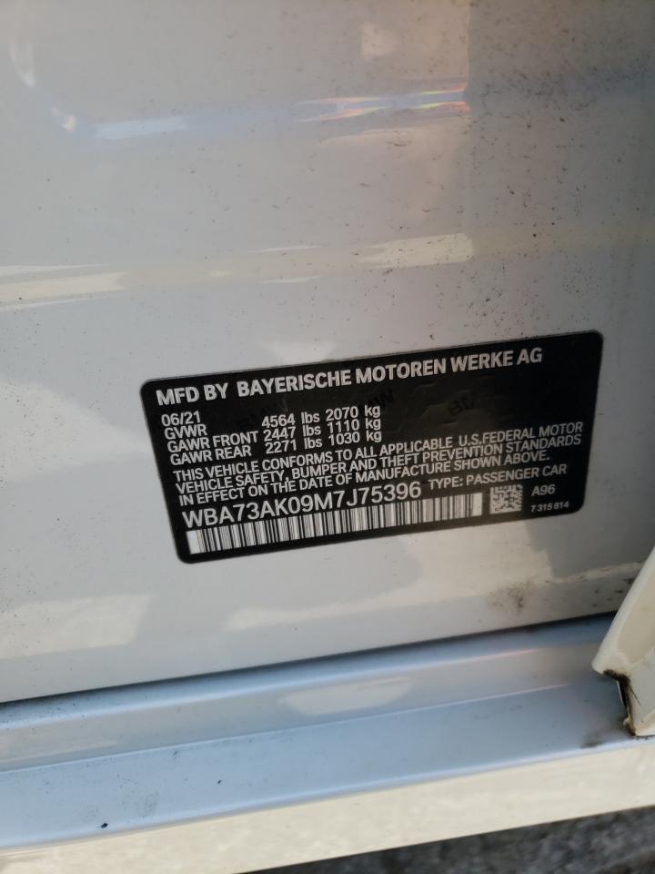 Photo 10 from auction – 2021 BMW 228XI with VIN WBA73AK09M7J75396