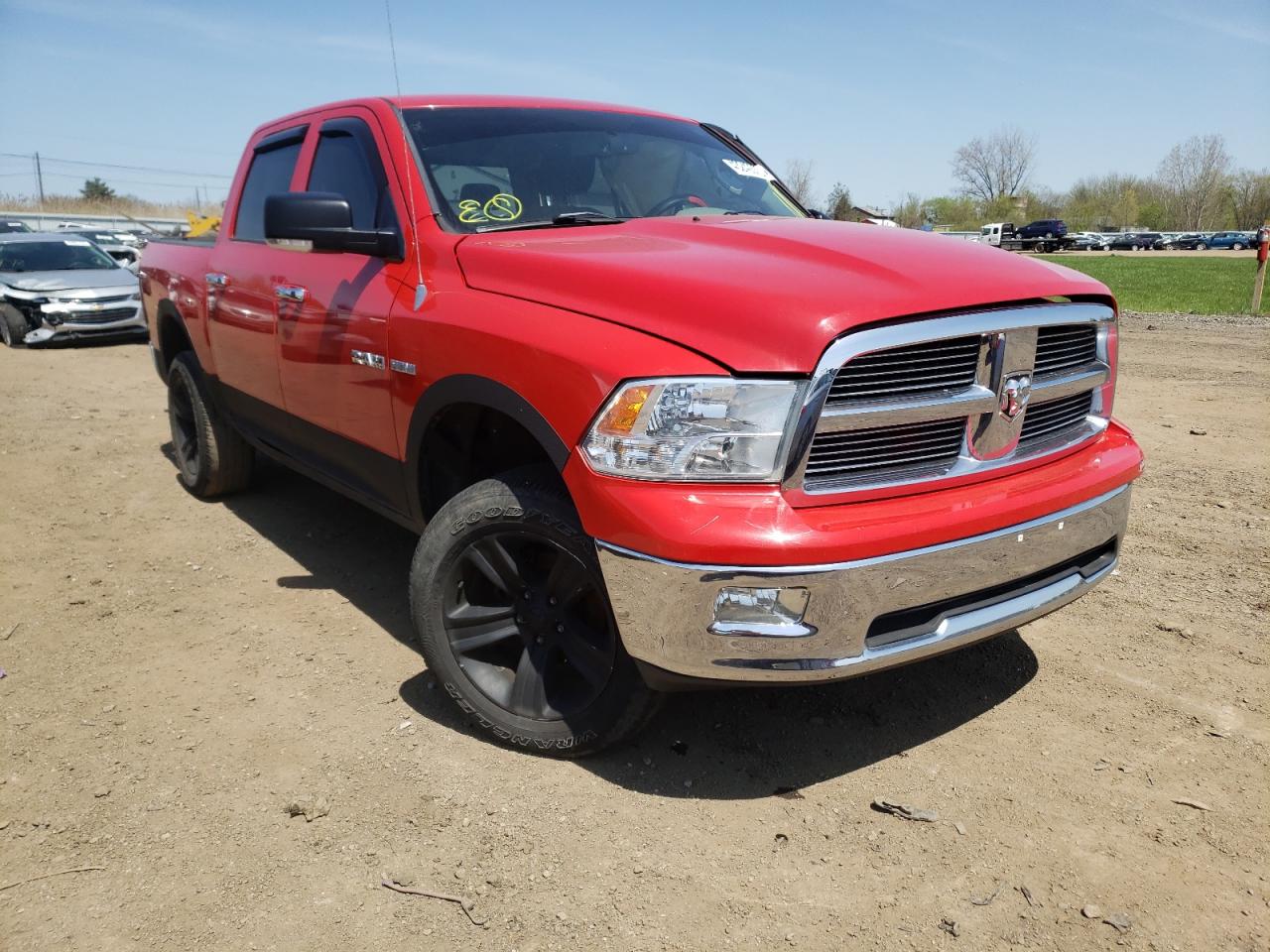 DODGE RAM 1500 2010 with VIN 1D7RV1CT1AS125055 - Photo from auction