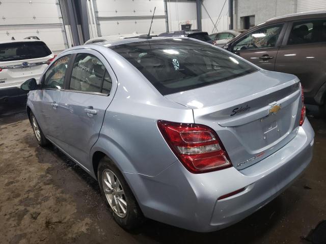 Photo 3 from auction – 2017 CHEVROLET SONIC LT with VIN 1G1JD5SB5H4137369